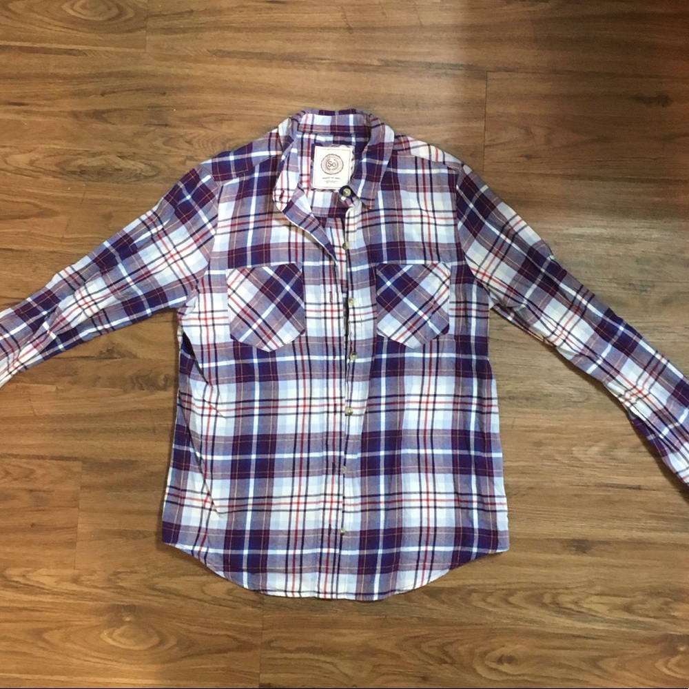 Lightweight Plaid Shirt